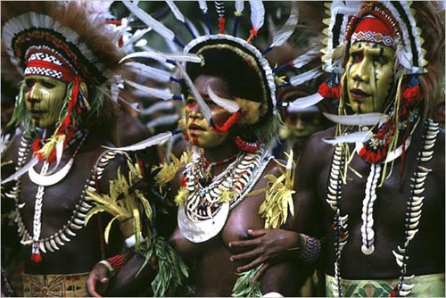 Mekeo dancers, Port Moresby, Papua New Guinea. copyright Michael McCoy
