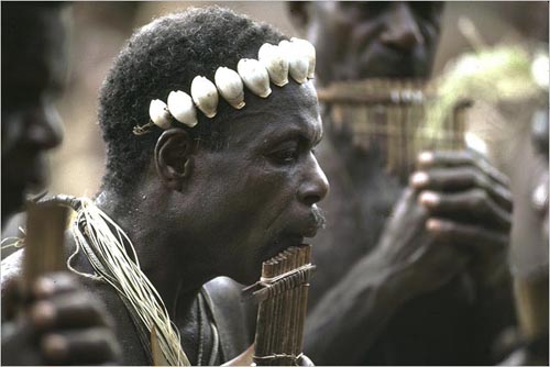 Panpipers, Guadalcanal Island, Solomon Islands. copyright Michael McCoy