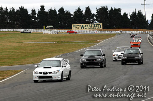 Not just for the boys! A young Asian woman driving a WRX at Wakefield Park Goulburn, NSW Australia. Circuit Club Day April 25, 2011.Wakefield Park Goulburn, NSW Australia. Circuit Club Day April 25, 2011. Photo copyright Peter Andrews, Outimage Australia. 