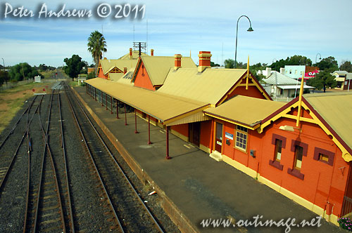 Nyngan Railway Station, NSW Australia. Photo copyright Peter Andrews, Outimage Australia.