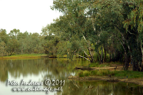 The Bogan River, Nyngan, NSW Australia. Photo copyright Peter Andrews, Outimage Australia.