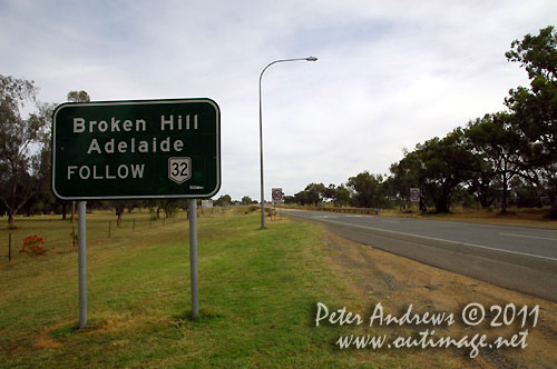 Directions from Nyngan, NSW Australia. Photo copyright Peter Andrews, Outimage Australia.