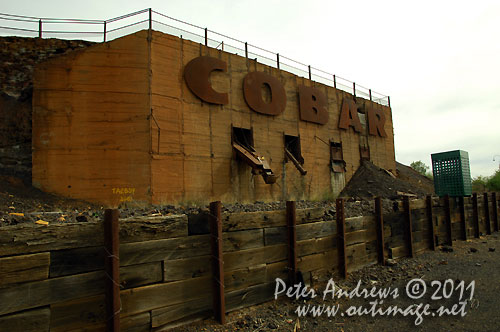 Arrival to Cobar on the Barrier Highway, NSW Australia. Photo copyright Peter Andrews, Outimage Australia.