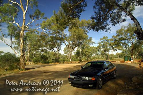 Taking a break from the Barrier Highway to take in the amazing colours of the Australian outback. At a roadside rest area between Cobar and Wilicannia, NSW Australia. Photo copyright Peter Andrews, Outimage Australia.