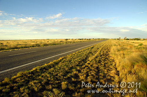 From Wilcannia to Broken Hill on the Barrier Highway, NSW Australia. Photo copyright Peter Andrews, Outimage Australia.