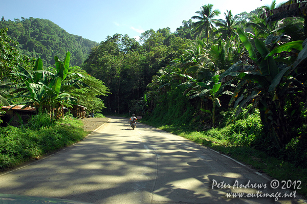 A mountain pass on the President Roxas - Arakan Valley Road, Cotabato Province, Mindanao, Philippines. Photo copyright Peter Andrews, Outimage Australia.
