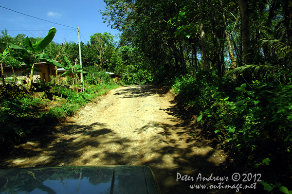A back-road near Barangay, Cotabato Province, Mindanao, Philippines. Photo copyright Peter Andrews, Outimage Australia.