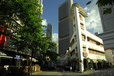 Walking from Circular Road to Chinatown in Singapore as the city prepares for the Lunar New Year.