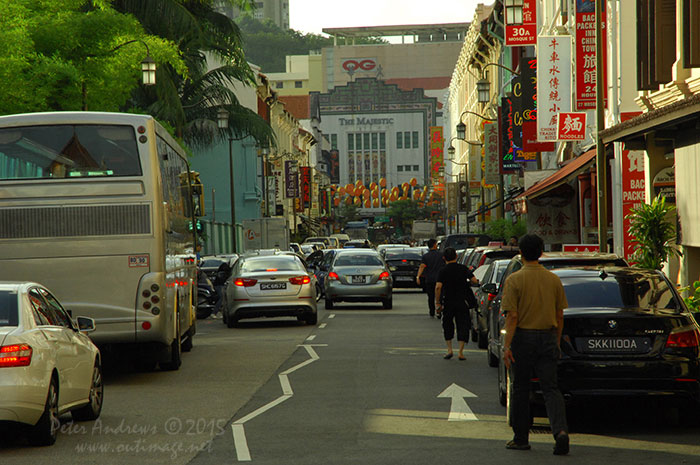 Walking from Circular Road to Chinatown in Singapore as the city prepares for the Lunar New Year.