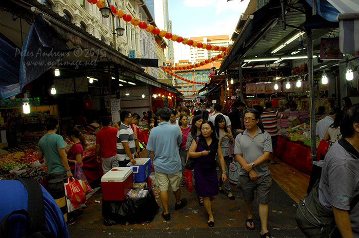 Walking from Circular Road to Chinatown in Singapore as the city prepares for the Lunar New Year.