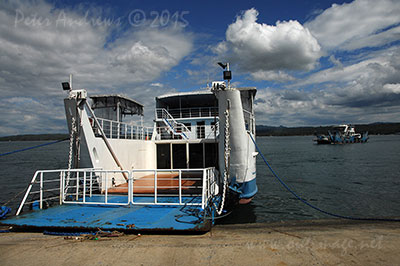 The Venue Party Boat at Sasa Barge Wharf in Davao City and views to Samal Island.