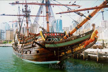 Batavia at the Australian National Maritime Museum, Sydney, Sunday March 4, 2001.