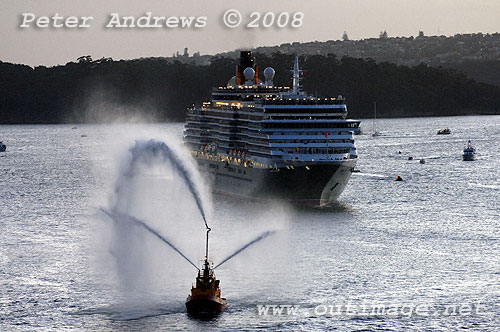 The Queen Victoria on Sydney Harbour.