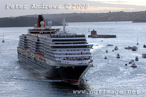 The Queen Victoria on Sydney Harbour.