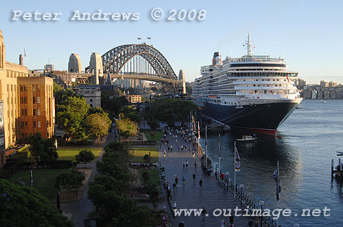 The Queen Victoria at the Circular Quay.