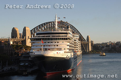 The Queen Victoria at the Circular Quay.