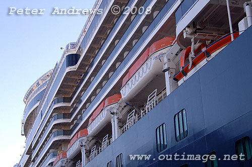 Queen Victoria at the Overseas Passenger Terminal at Circulay Quay.