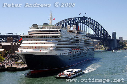 Queen Victoria at Circular Quay, Sydney.