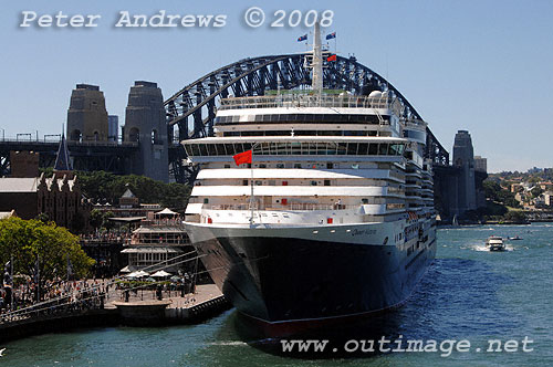 Queen Victoria at Circular Quay, Sydney.