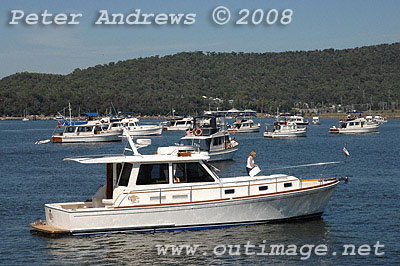 Cinamon Girl and the Grand Banks Fleet and Brooklyn in the background.