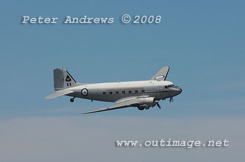 The Illawarra based Historical Aircraft Restoration Society's (HARS) Douglas C47 Dakota A65-94 at Bald Hill. Photo copyright Peter Andrews.