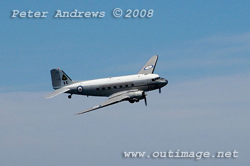 The Illawarra based Historical Aircraft Restoration Society's (HARS) Douglas C47 Dakota A65-94 at Bald Hill. Photo copyright Peter Andrews.