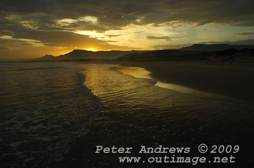 Illawarra's Corrimal Beach at sunset. Photo copyright Peter Andrews, Outimage.