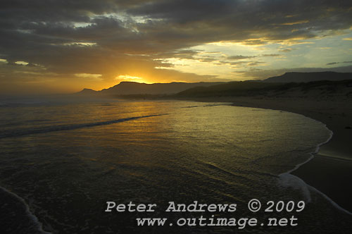 Illawarra's Corrimal Beach at sunset. Photo copyright Peter Andrews, Outimage.