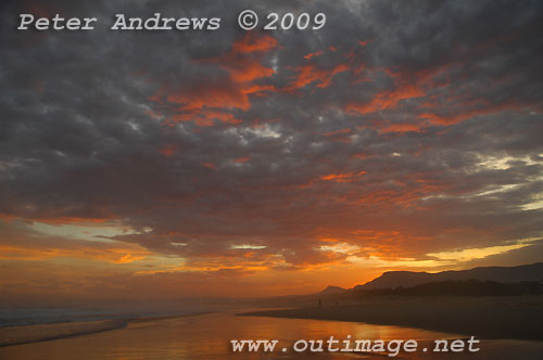 Illawarra's Corrimal Beach at sunset. Photo copyright Peter Andrews, Outimage.