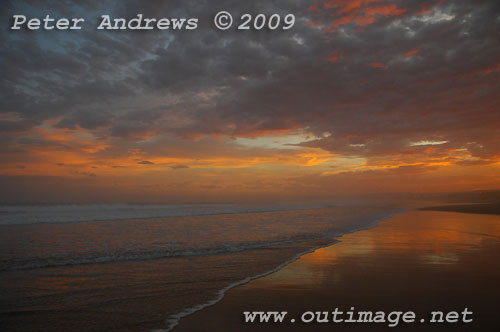 Illawarra's Corrimal Beach at sunset. Photo copyright Peter Andrews, Outimage.