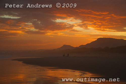 Illawarra's Corrimal Beach at sunset. Photo copyright Peter Andrews, Outimage.