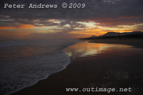 Illawarra's Corrimal Beach at sunset. Photo copyright Peter Andrews, Outimage.