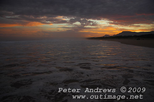 Illawarra's Corrimal Beach at sunset. Photo copyright Peter Andrews, Outimage.