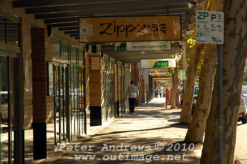 Hunter Street Newcastle.  Photo copyright Peter Andrews, Outimage Publications.
