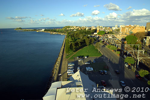 Newcastle's waterfront. Photo copyright Peter Andrews, Outimage Publications.