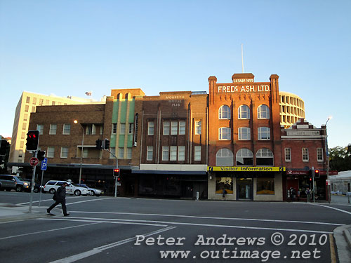 Hunter Street Newcastle. Photo copyright Peter Andrews, Outimage Publications.