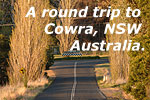 A round trip to Cowra, New South Wales Australia icon. Click here to access the index page.
