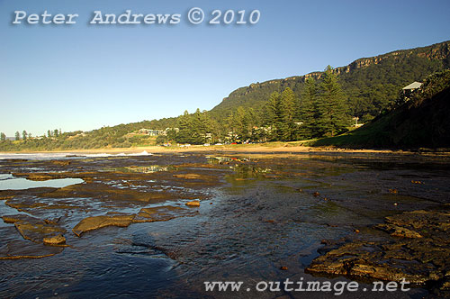 A mid August Saturday morning surf at Location 1, New South Wales Illawarra Coast, Australia. Photo copyright, Peter Andrews, Outimage Publications.