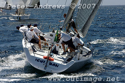 Matt Allen's Ichi Ban just after rounding the botom gate