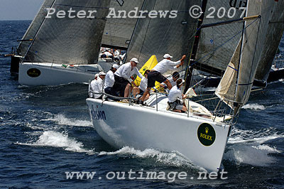 Guido Belgiorno-Nettis' Transfusion during the 2007 Rolex Trophy One Design Series. Photo copyright Peter Andrews.S