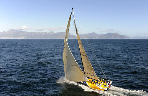 Team Russia arrives into Cape Town at the end of leg 1 of the Volvo Ocean Race. Photo copyright Rick Tomlinson - Volvo Ocean Race. 