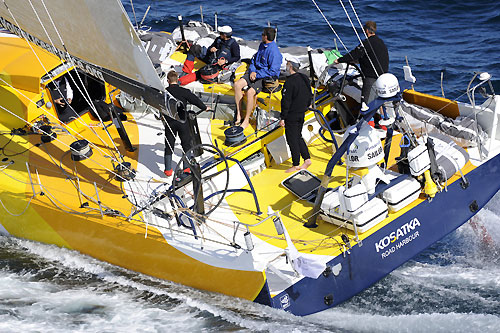 Team Russia arrives into Cape Town at the end of leg 1 of the Volvo Ocean Race. Photo copyright Rick Tomlinson - Volvo Ocean Race. 