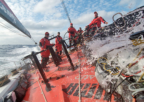 PUMA Ocean Racing, en route to Rio De Janeiro on leg 5 of the Volvo Ocean Race. Photo copyright Rick Deppe / PUMA Ocean Racing / Volvo Ocean Race.