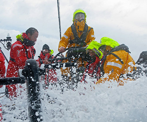 Onboard Green Dragon, on leg 5 of the Volvo Ocean Race, from Qingdao to Rio de Janeiro. Photo copyright Guo Chuan / Green Dragon Racing / Volvo Ocean Race.