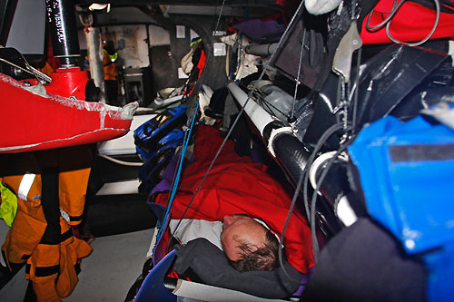 Sleeping Below Decks onboard Green Dragon, on leg 5 of the Volvo Ocean Race, from Qingdao to Rio de Janeiro. Photo copyright Guo Chuan / Green Dragon Racing / Volvo Ocean Race.