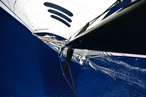 Ericsson 3 cruising towards Rio de Janeiro, on leg 5 of the Volvo Ocean Race. Photo copyright Gustav Morin / Ericsson 3 / Volvo Ocean Race.