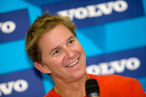 Skipper of PUMA Ocean Racing Ken Read at the Skippers' Press Conference before, the start of Leg 6 from Rio de Janeiro to Boston, of the Volvo Ocean Race 2008-09. Photo copyright Sally Collison / PUMA Ocean Racing / Volvo Ocean Race.