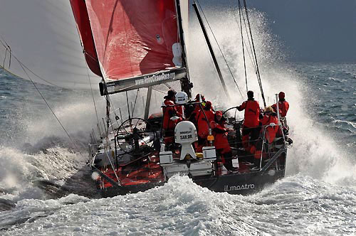 PUMA Ocean Racing, skippered by Ken Read (USA) at the start of leg 8 from Galway to Marstrand. Photo copyright Dave Kneale / Volvo Ocean Race.