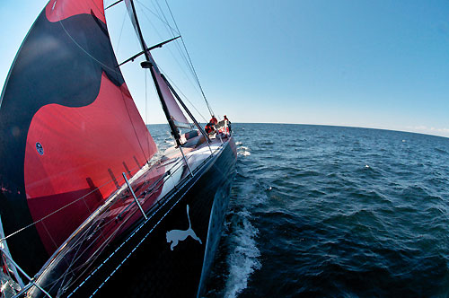 PUMA Ocean Racing with their sights set on the finish, on leg 10 from Stockholm to St Petersburg. Photo copyright Rick Deppe / PUMA Ocean Racing / Volvo Ocean Race.
