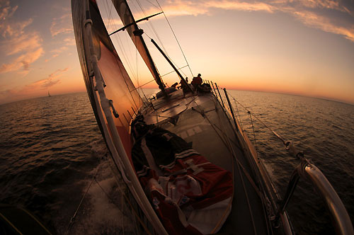 PUMA Ocean Racing with their sights set on the finish, on leg 10 from Stockholm to St Petersburg. Photo copyright Rick Deppe / PUMA Ocean Racing / Volvo Ocean Race.